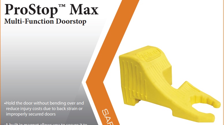 280290 PROSTOP MAX MULTI FUNCTION DOOR STOP YELLOW